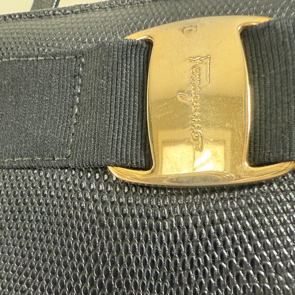 Salvatore Ferragamo Black Tote Bag - Picture 3 of 8